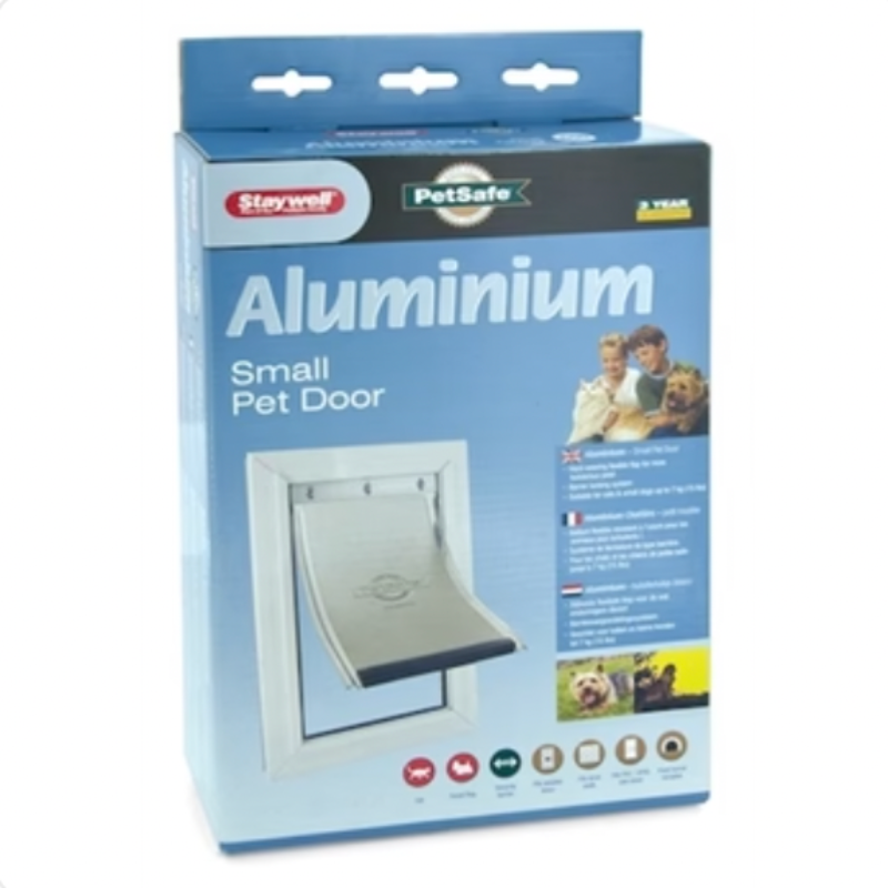 Katzenklappe Bis Zu 7 Kg Aluminiumweiss